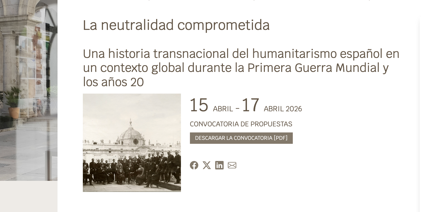 Una historia transnacional del humanitarismo español en un contexto global durante la Primera Guerra Mundial y los años 20